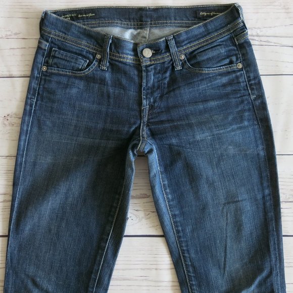 Citizens Of Humanity Ingrid #002 Stretch Low Waist Flare Denim Jeans - Size 25 - Picture 4 of 11